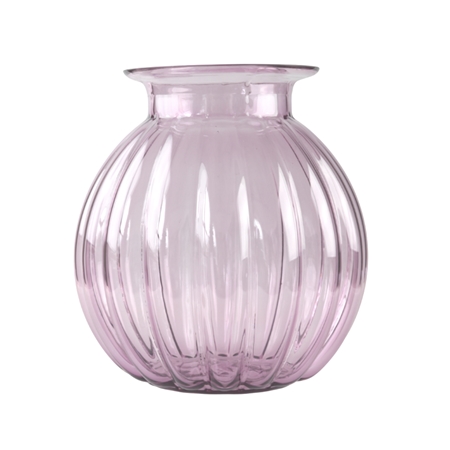 Lilac crystal vase Maria
