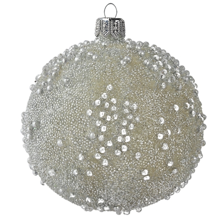 Christmas ornament with small glass globules