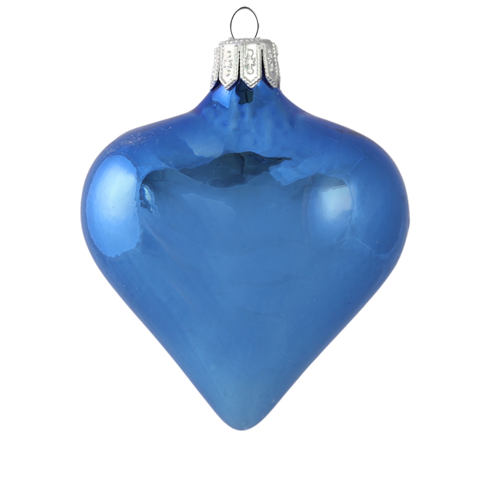 Blue heart ornament