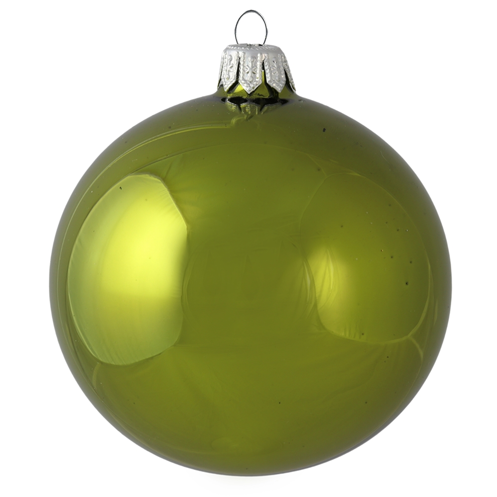 Green Grinch ball ornament