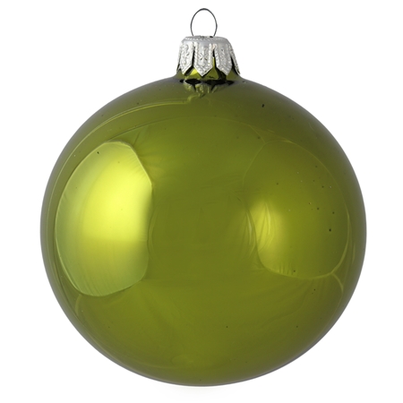 Green Grinch ball ornament