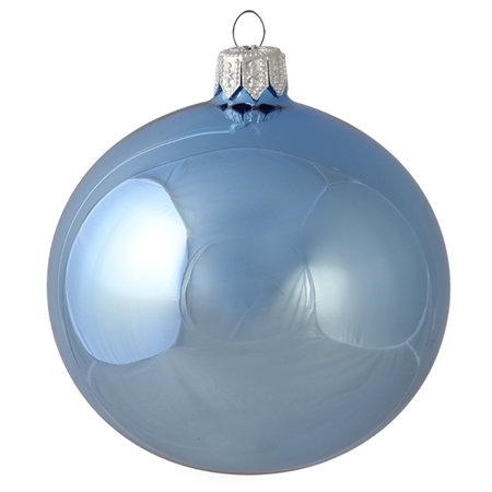 Light blue ball ornament