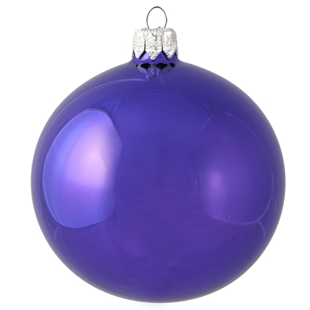 Blueberry violet ball ornament