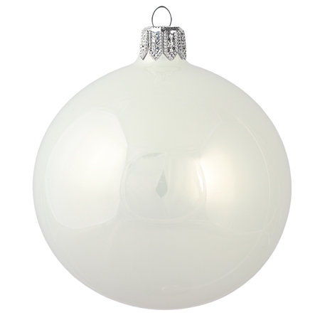White opal ball ornament