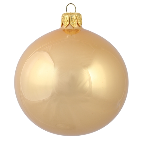 Peach opal ball ornament