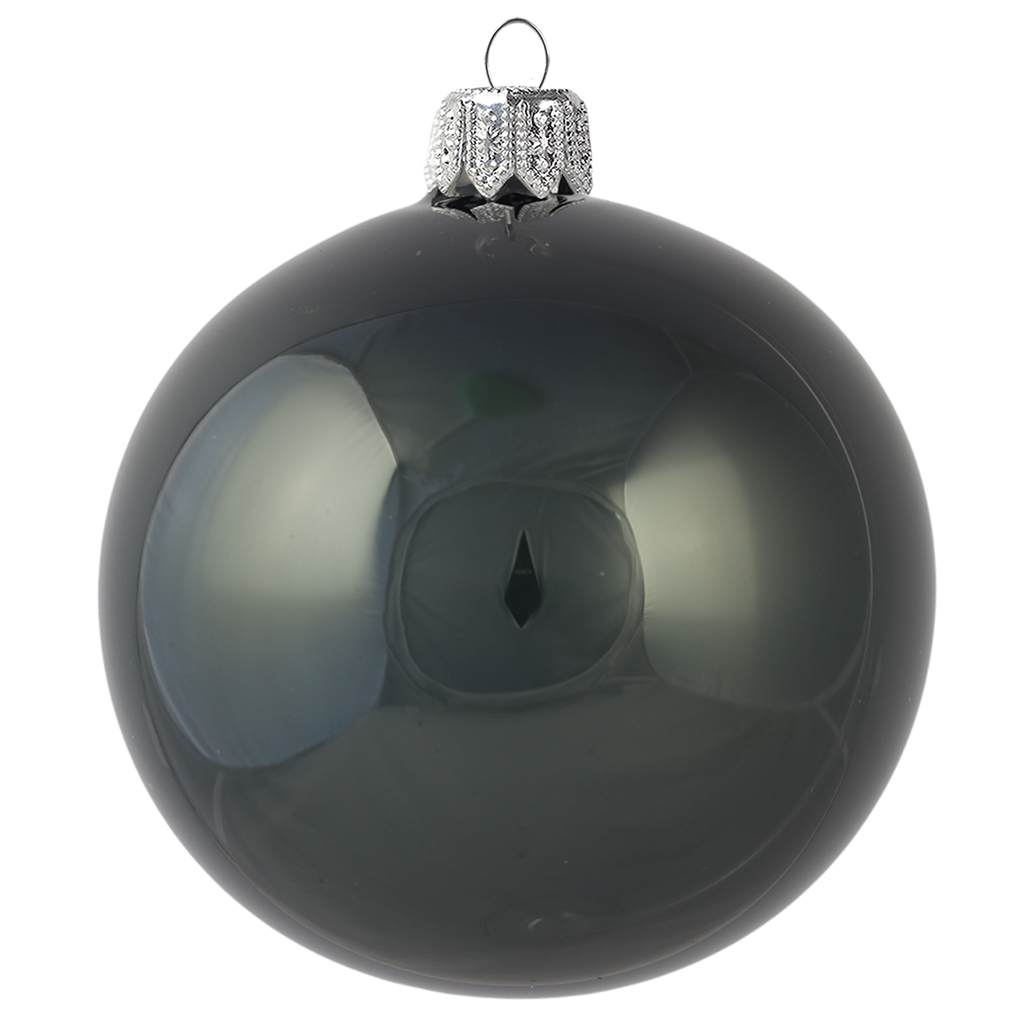 Blue-grey opal ball ornament