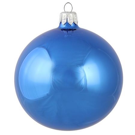 Deep blue ball ornament