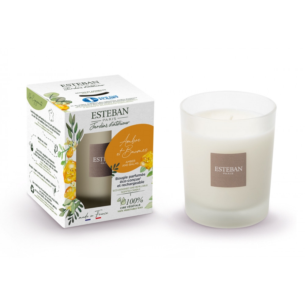 Amber and Balms scented candle