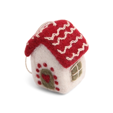 Mini Christmas cottage from felt