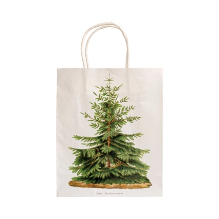 Paper gift bag with tree