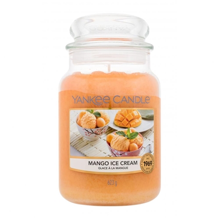 Scented candle Yankee Candle MANGO ICE CREAM classic big