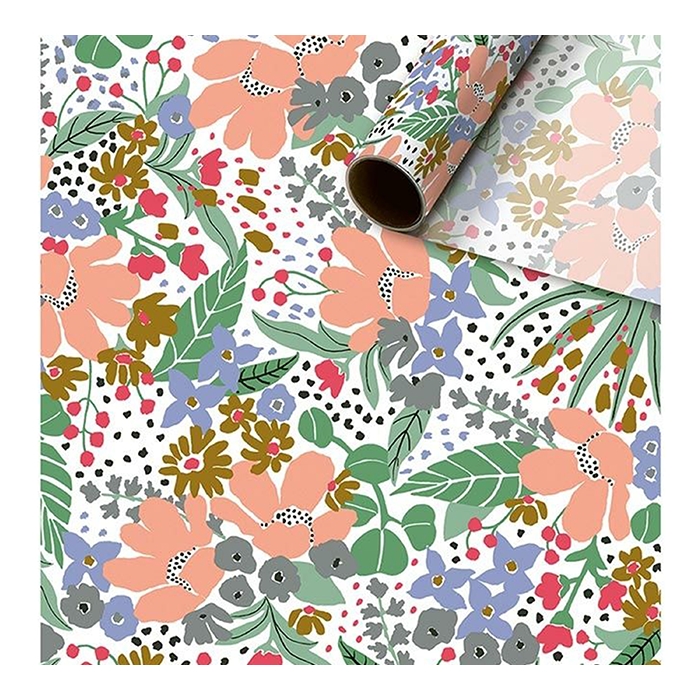 Silk wrapping paper Watercolor Garden