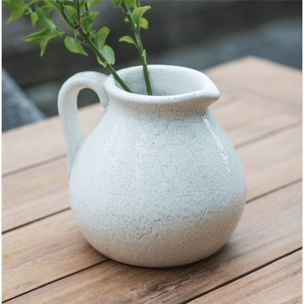 Jug with cracked glaze