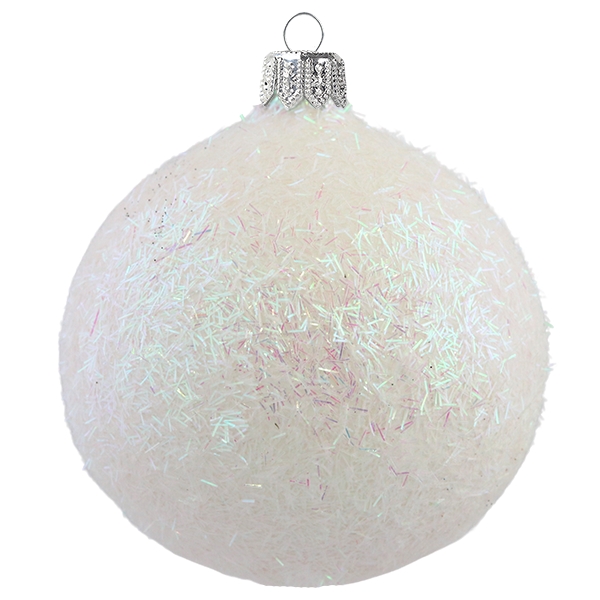 Christmas ball with holographic sprinkles