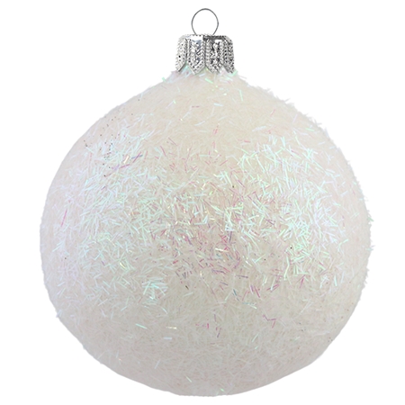 Christmas ball with holographic sprinkles