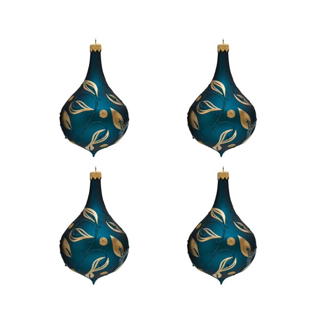 Set of drops with elegant décor