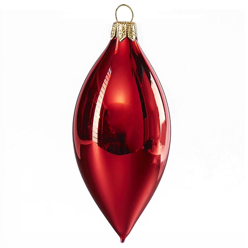 Red glossy Christmas olive