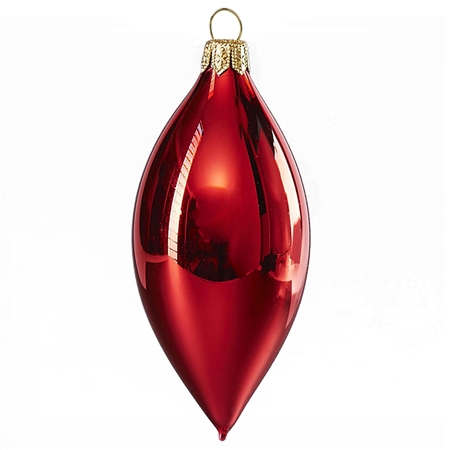 Red glossy Christmas olive