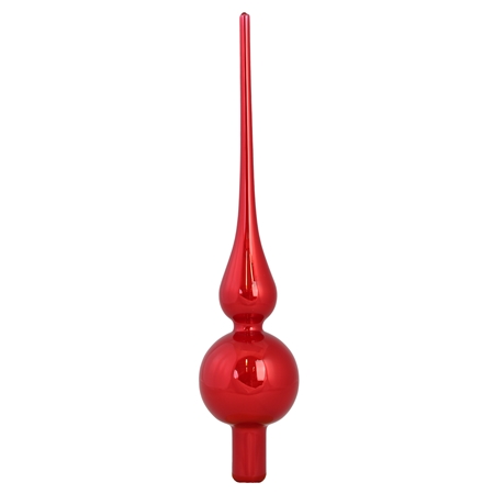 Tree topper with one ball in red colour