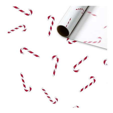 Tissue paper with candy cane