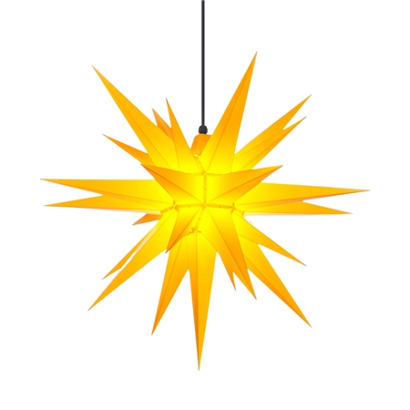 Herrnhuter plastová hvězda žlutá - 60 cm