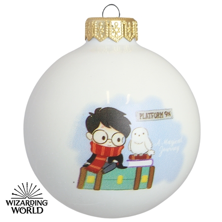 Glass ornament Illustrated Harry Potter