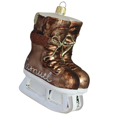 Ice hockey skates Retro with a name