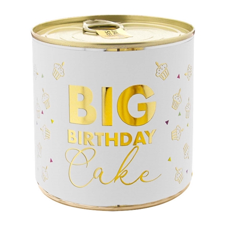 Birthday cake in a Brownie tin 