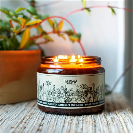 Soywax candle with three wicks Senteur des Beaux Jours