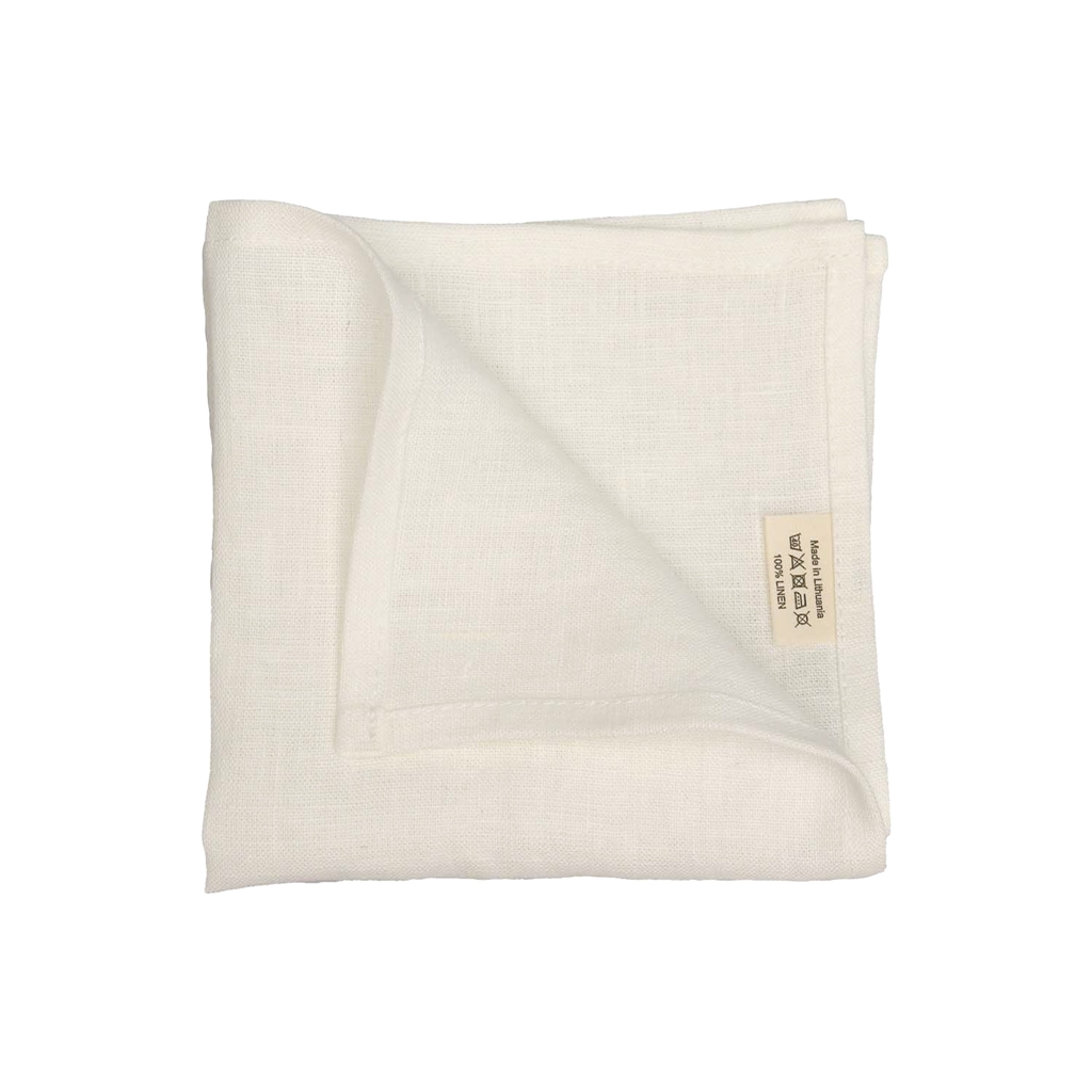 Linen napkin in cream colour
