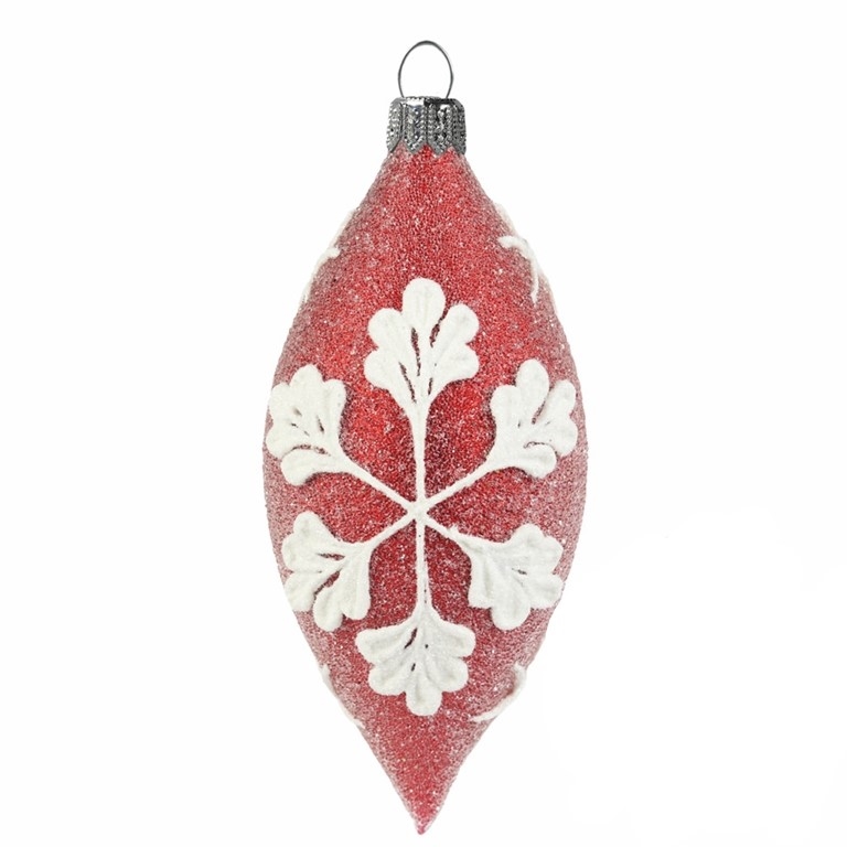 Christmas olive red with snowflake