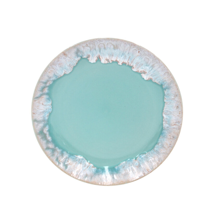 Turquoise dessert plate