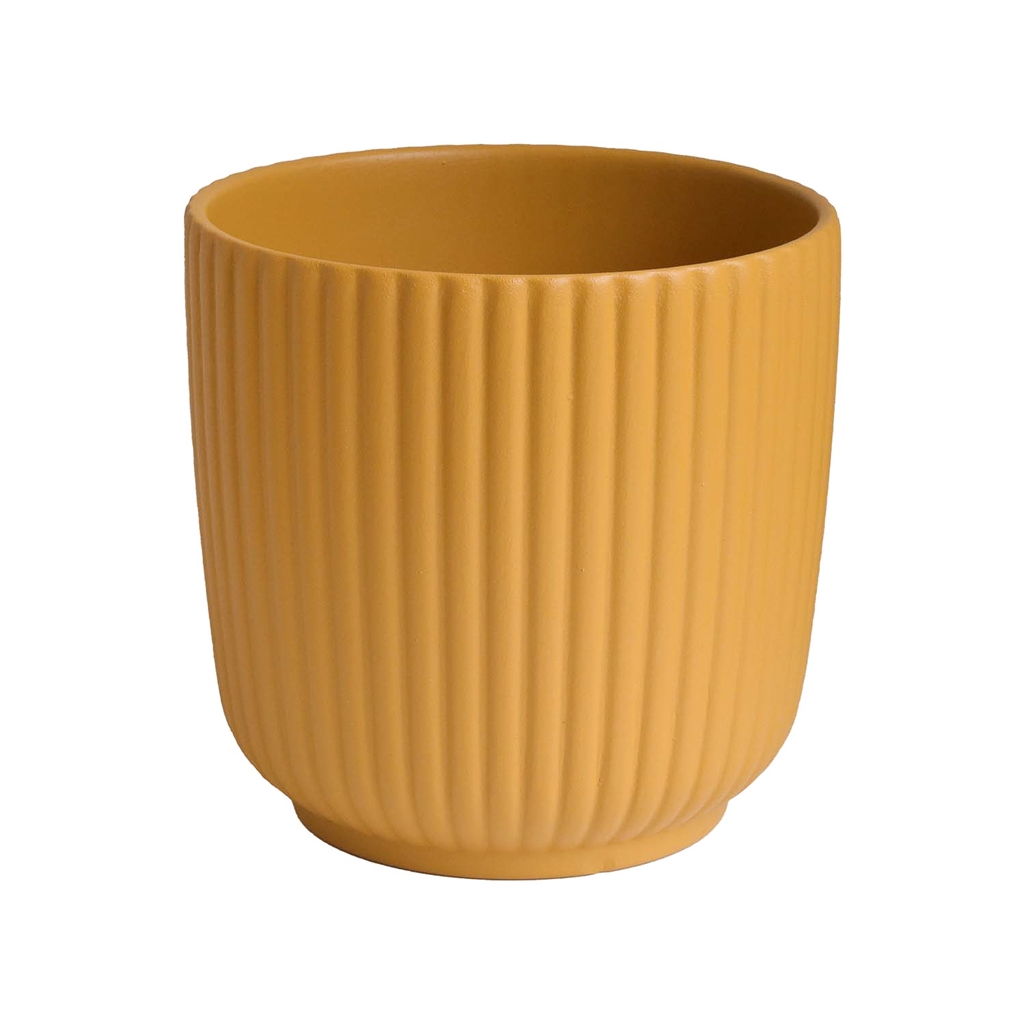 Luna mustard flower pot