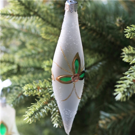 Christmas Rocket with Green Decor