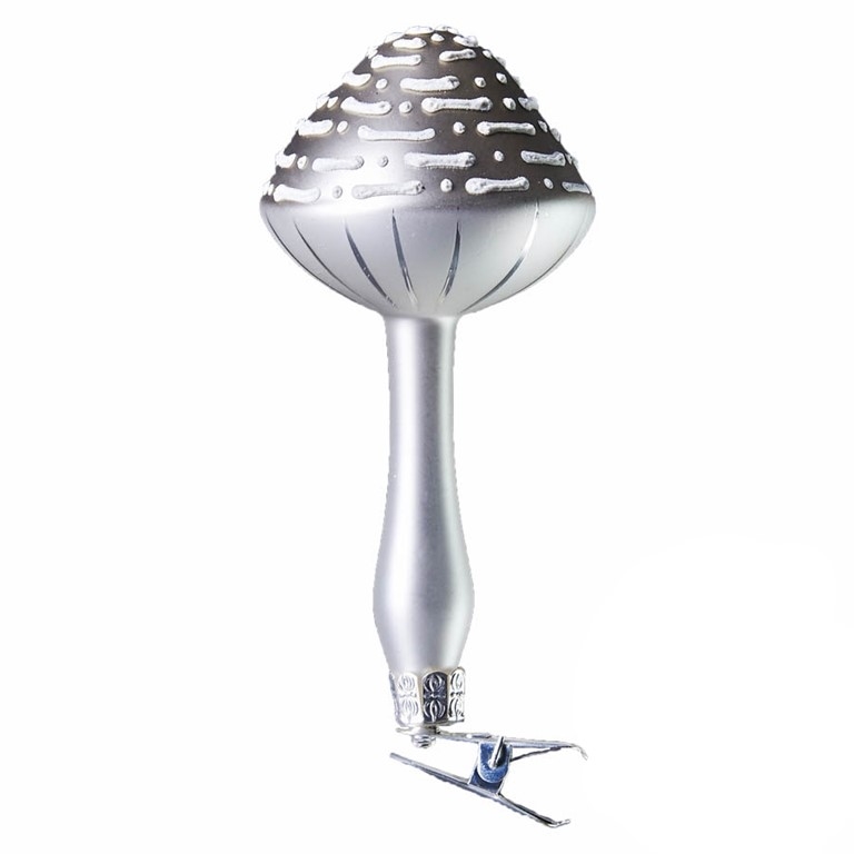 Mushroom ornament with round hat