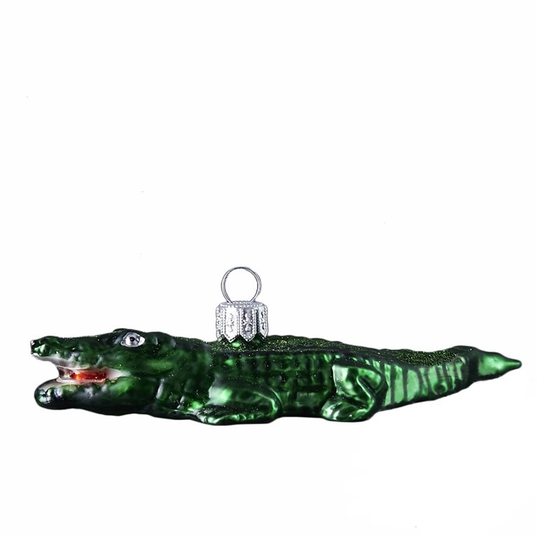Alligator Christmas ornament