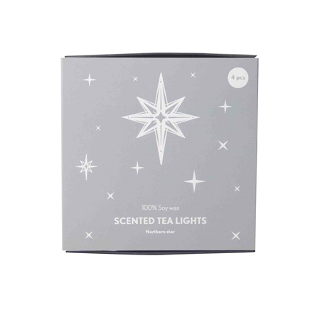  Set of 4 larger scented tealight candles