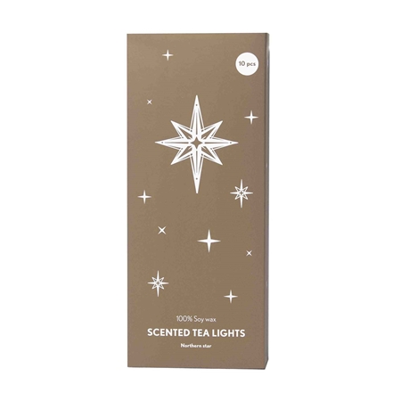 Set of 10 scented tealight candles