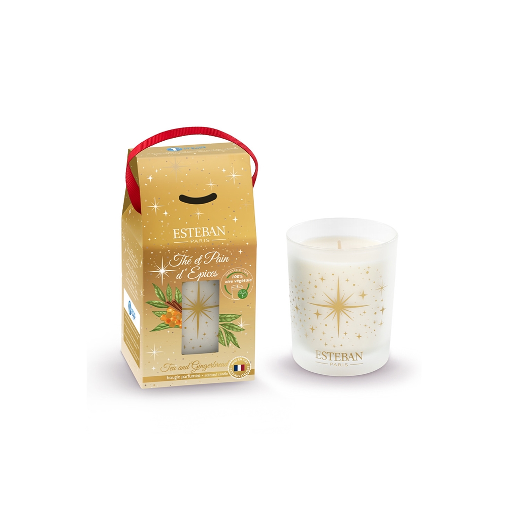 Tea and Gingerbread scented candle