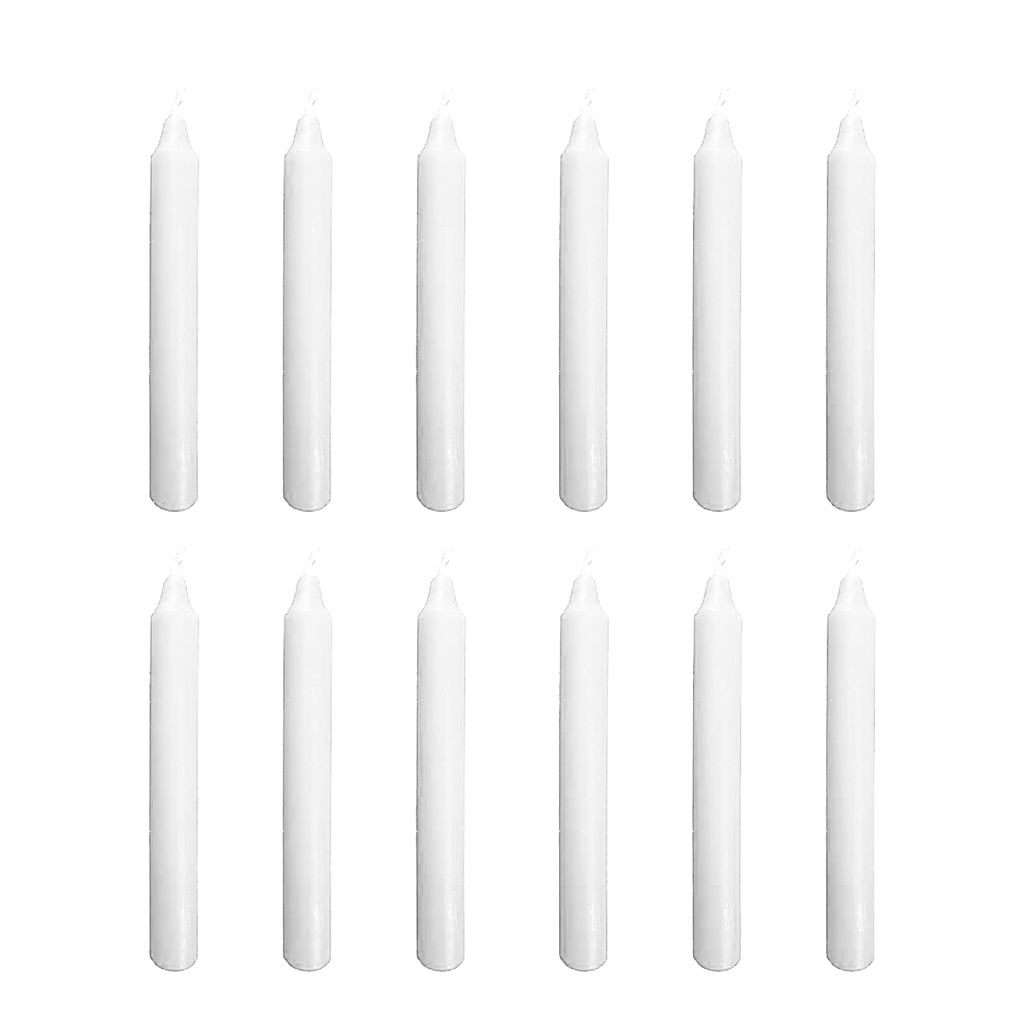 Angel bell candle set, white