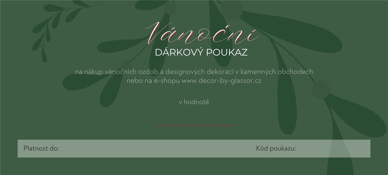 Gift voucher | Choose a value of 500-5000 CZK