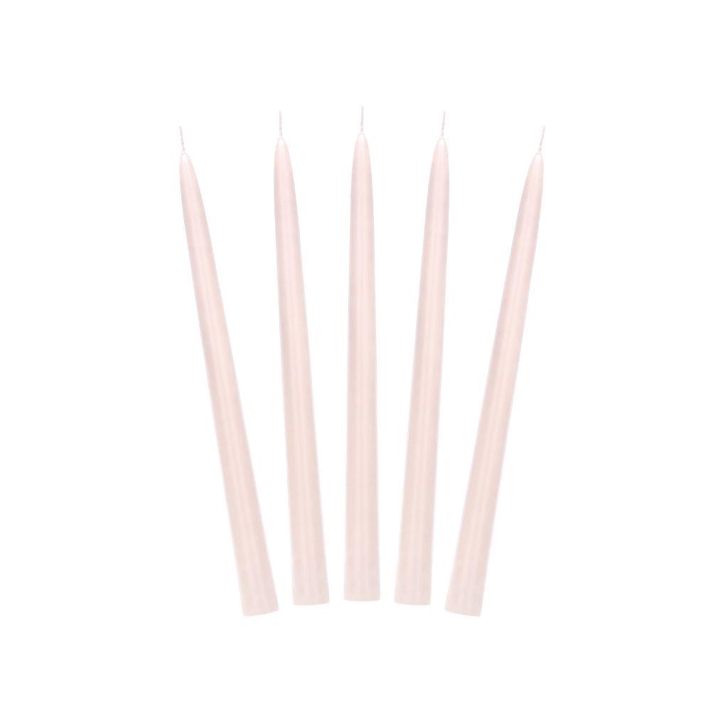 Set of nude cone candles