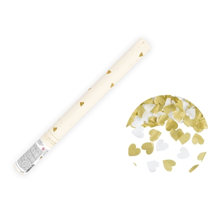 Confetti shooter with hearts