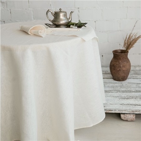 Off-white linen napkin