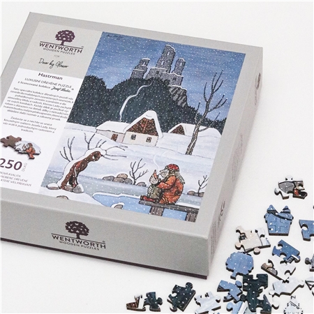 Wooden puzzle Josef Lada Hastrman