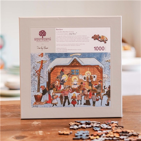 Wooden puzzle Josef Lada Bethlehem