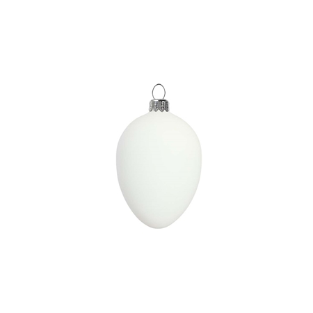 Mini Easter eggs matt white