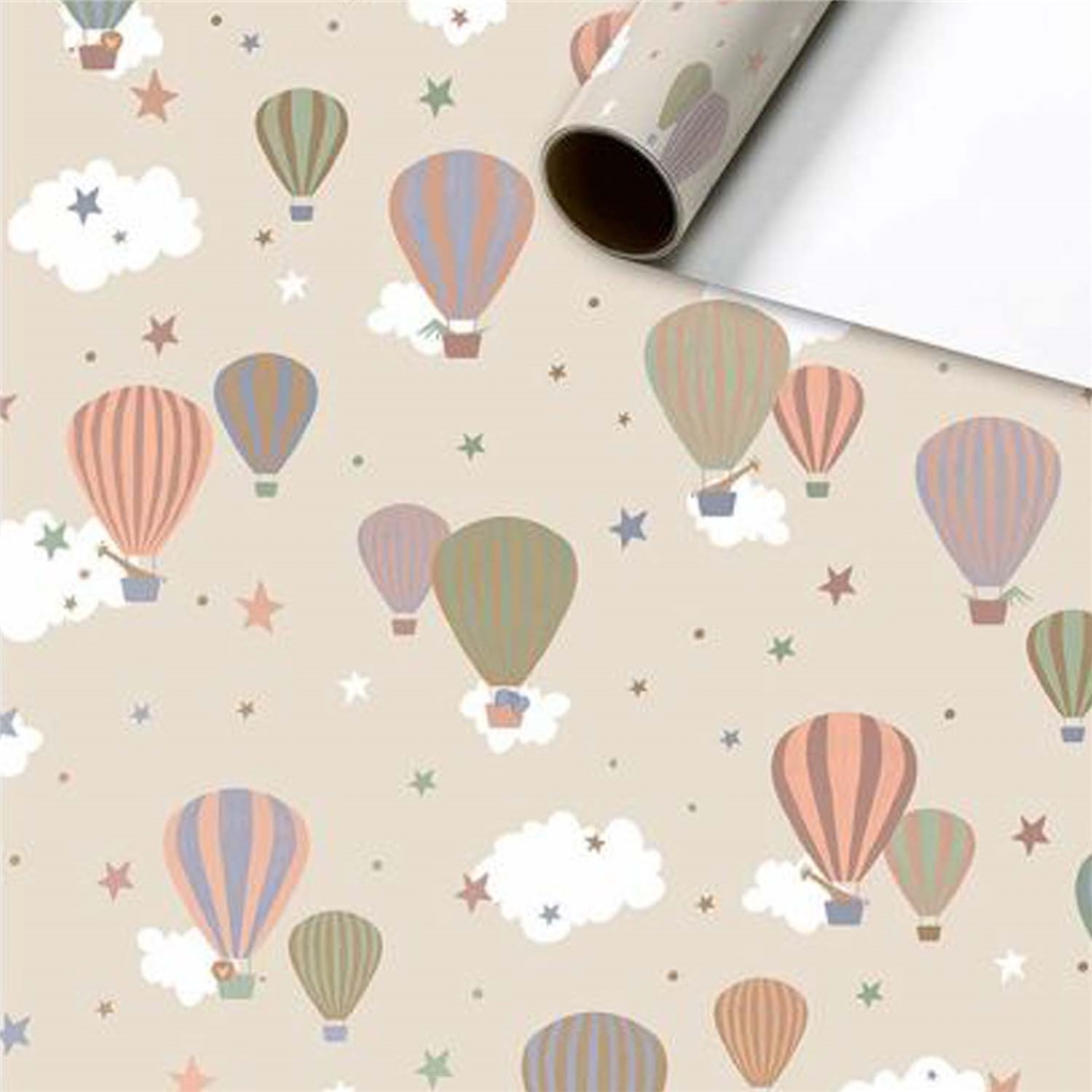 Wrapping paper with balloons
