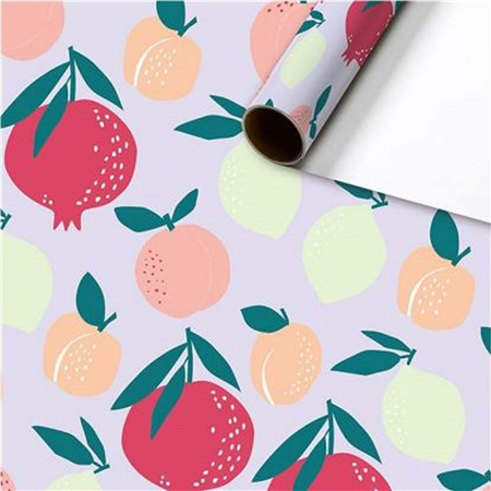 Wrapping paper with fruit