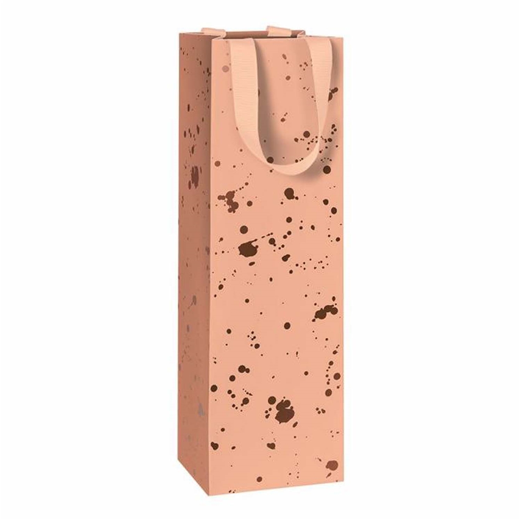 Wine gift bag salmon
